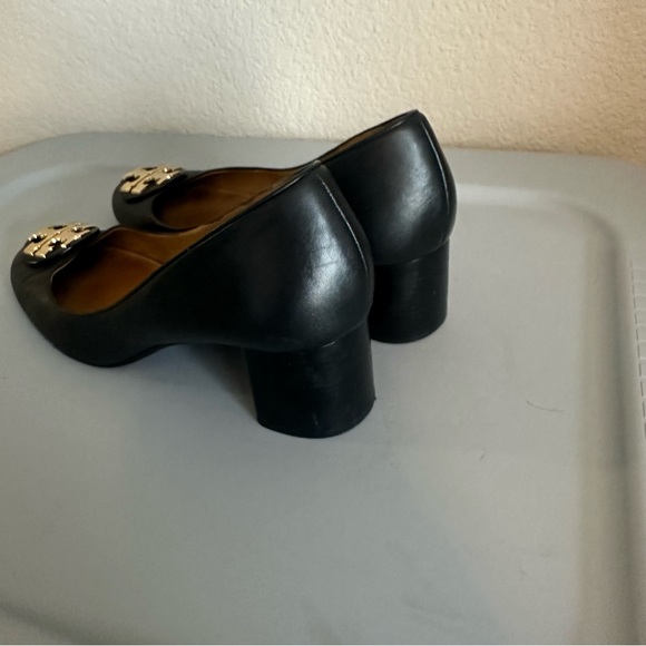 TORY BURCH “Janey”  50mm Calf Leather Pumps Women - SZ 9 - Picture 5 of 10